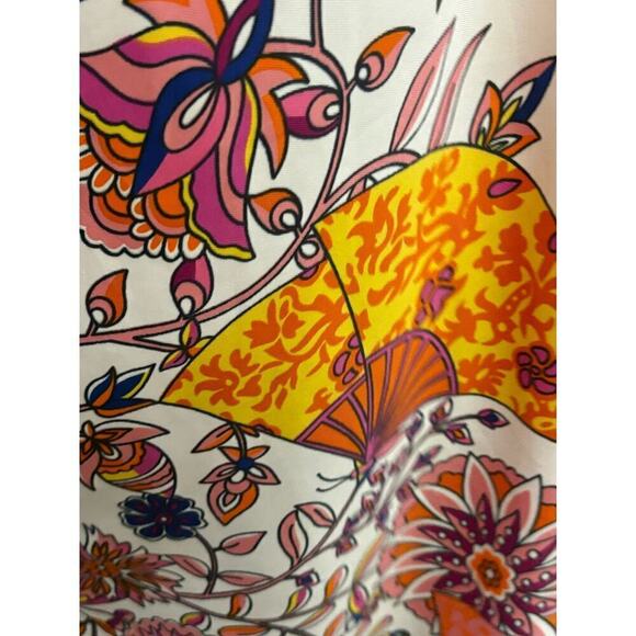 Bono Club Gallery maxi kimono, cream/pink print, one size, butterflies, colorful - Picture 4 of 6